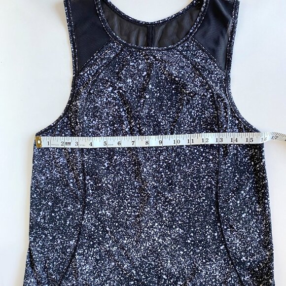 Lululemon Shirt Patterned Sculpt Tank II Mesh Athletic - Picture 2 of 5